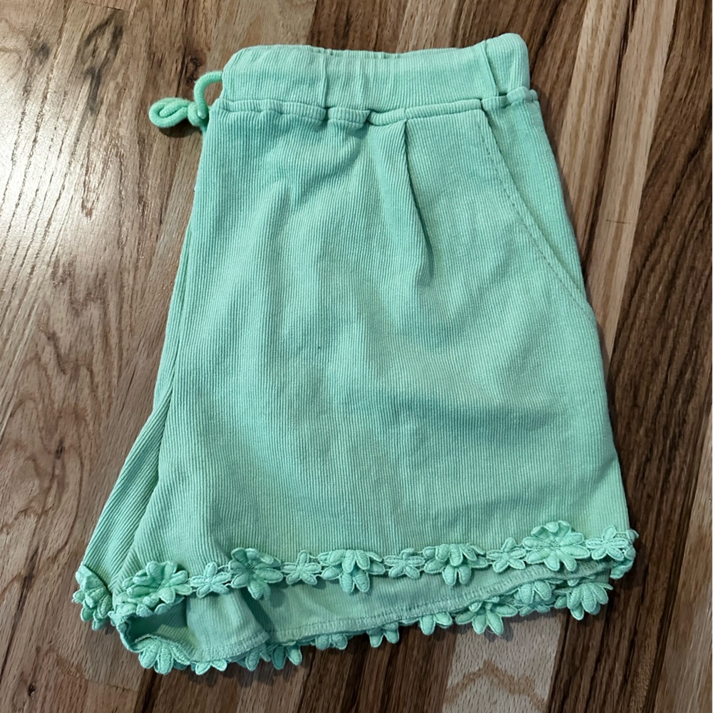 embroidered shorts